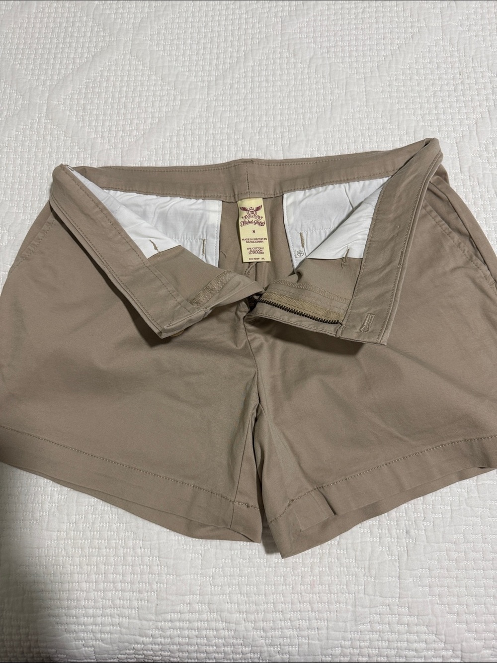 Faded Glory Taupe Bermuda Shorts